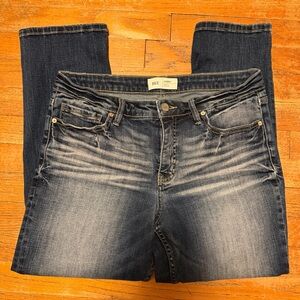BKE High Rise Jeans in Dark Blue